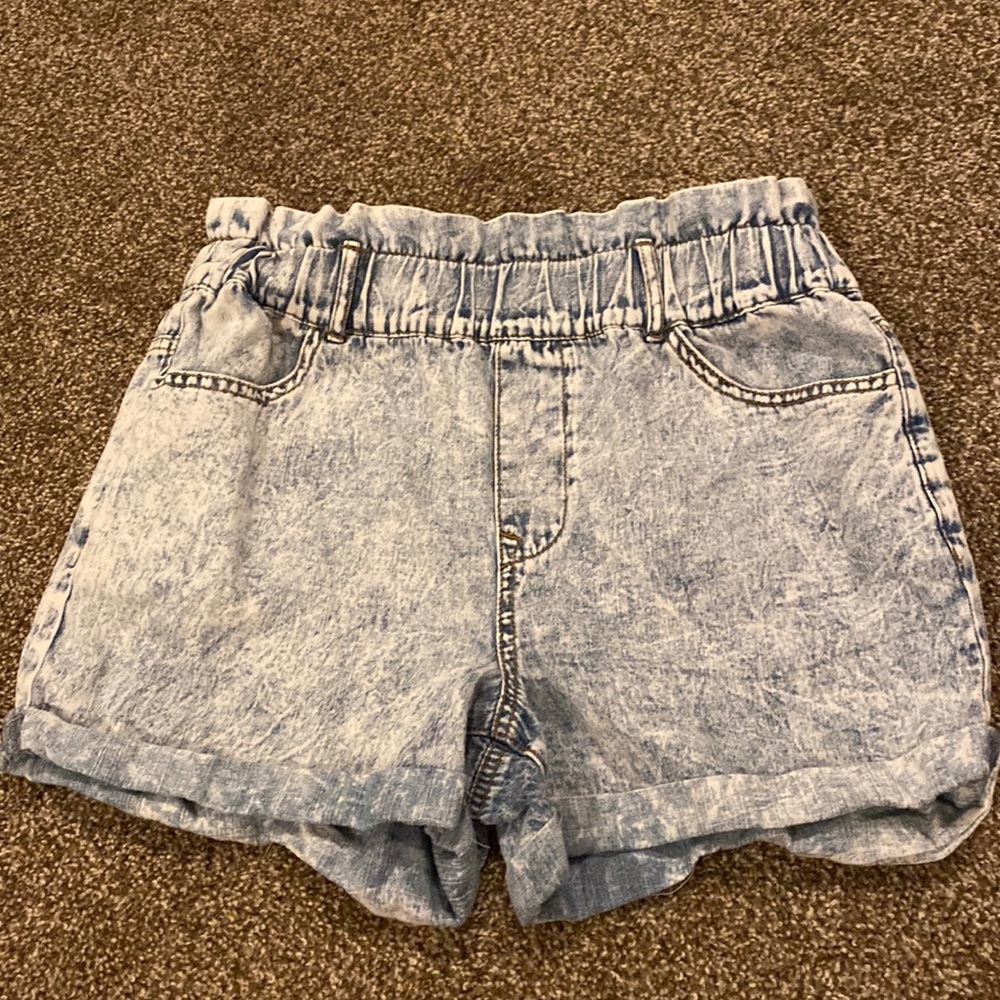 Denim jean shorts